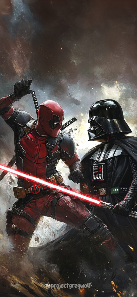 Deadpool vs Darth Vader PGW Wallpaper